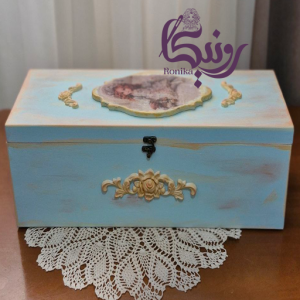 آموزش پتینه کاری و چاپ عکس روی جعبه